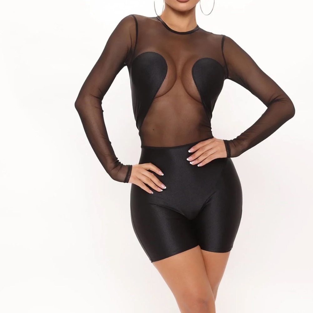 Fashion Nova black romper